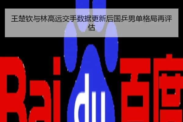 王楚钦与林高远交手数据更新后国乒男单格局再评估